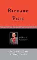 Richard Peck : the past is paramount /