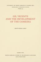 Gil Vicente and the development of the comedia /