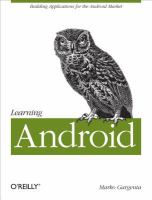 Learning Android /