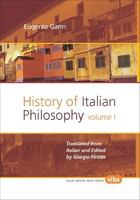 History of Italian philosophy /