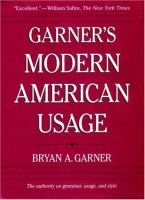 Garner's modern American usage /