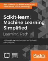 Scikit-learn : machine learning simplified.