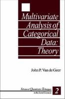Multivariate analysis of categorical data /