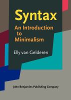 Syntax : an introduction to minimalism /