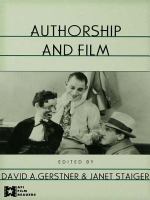 Authorship and Film.