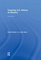 Teaching U.S. history as mystery /