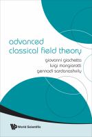 Advanced classical field theory /