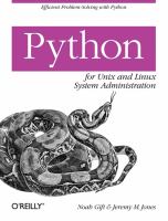 Python for Unix and Linux system administration /