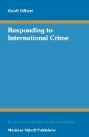 Responding to international crime /