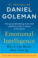 Emotional intelligence : [why it can matter more than IQ] /