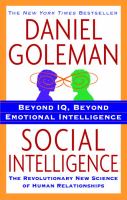 Social intelligence : the new science of human relationships /