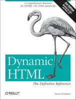 Dynamic HTML : the definitive reference /