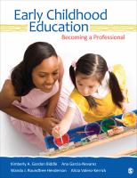 Early childhood education : becoming a professional /
