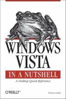 Windows Vista in a nutshell /