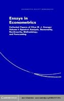 Essays in econometrics : collected papers of Clive W.J. Granger /