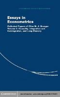 Essays in econometrics : collected papers of Clive W.J. Granger /