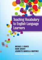 Teaching vocabulary to English language learners /