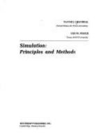 Simulation, principles and methods /