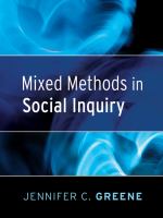 Mixed methods in social inquiry /