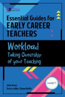 Workload : taking ownership of your teaching /