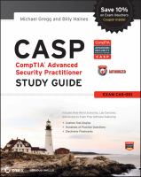 CASP CompTIA advanced security practitioner study guide /