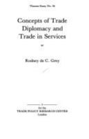 Concepts of trade diplomacy and trade in services /