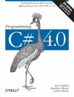 Programming C♯ 4.0 /