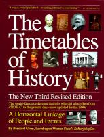 The timetables of history : a horizontal linkage of people and events /
