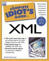 The complete idiot's guide to XML