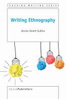 Writing ethnography /