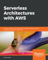 Serverless architectures with AWS /