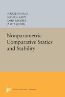 Nonparametric Comparative Statics and Stability.