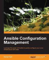 Ansible Configuration Management.