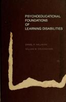 Psychoeducational foundations of learning disabilities