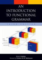 An introduction to functional grammar.