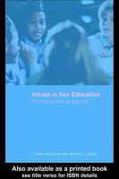 Values in sex education : from principles to practice /
