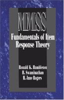 Fundamentals of item response theory /