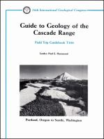 Guide to geology of the Cascade Range : Portland, Oregon to Seattle, Washington /