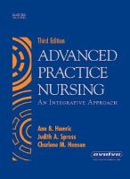 Advanced practice nursing : an integrative approach /