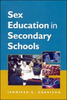 Sex education in secondary schools /