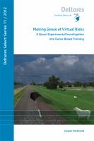 Making sense of virtual risks : a quasi-experimental investigation into game-based training /