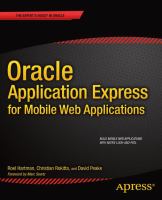 Oracle application express for mobile web applications /