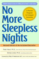 No more sleepless nights /