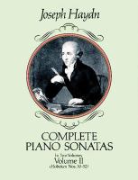Complete piano sonatas : in two volumes /