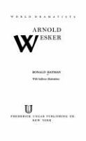 Arnold Wesker.