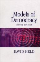 Models of democracy /