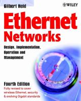 Ethernet networks : design, implementation, operation, management /