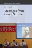 Messages from Georg Simmel /