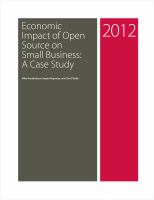 Economic impact of open source on small business : a case study /