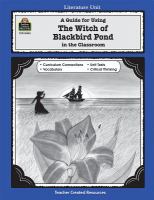 A literature unit for The Witch of Blackbird Pond /